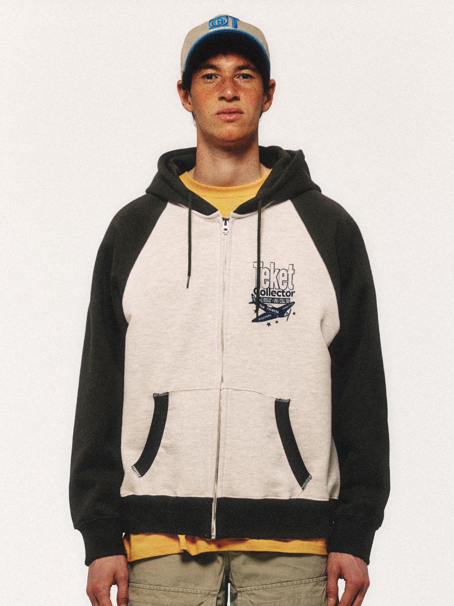 Export Zip-Up Hoodie Khaki