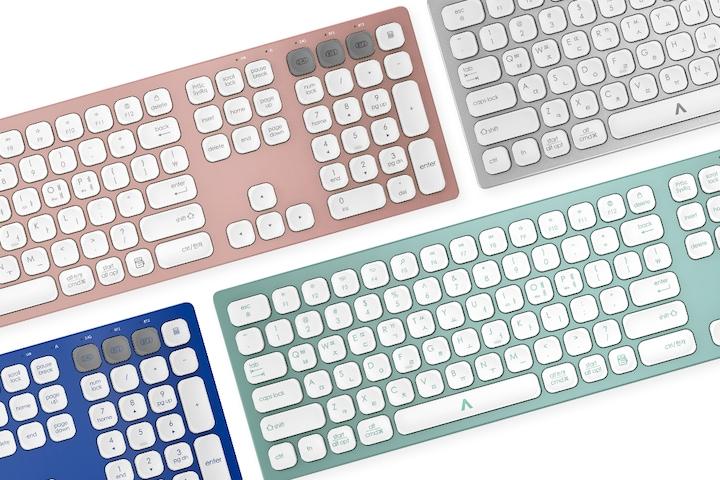 만렙 BK301 PC 애플 맥북 태블릿 노트북 멀티페어링 저소음 무선 블루투스 키보드