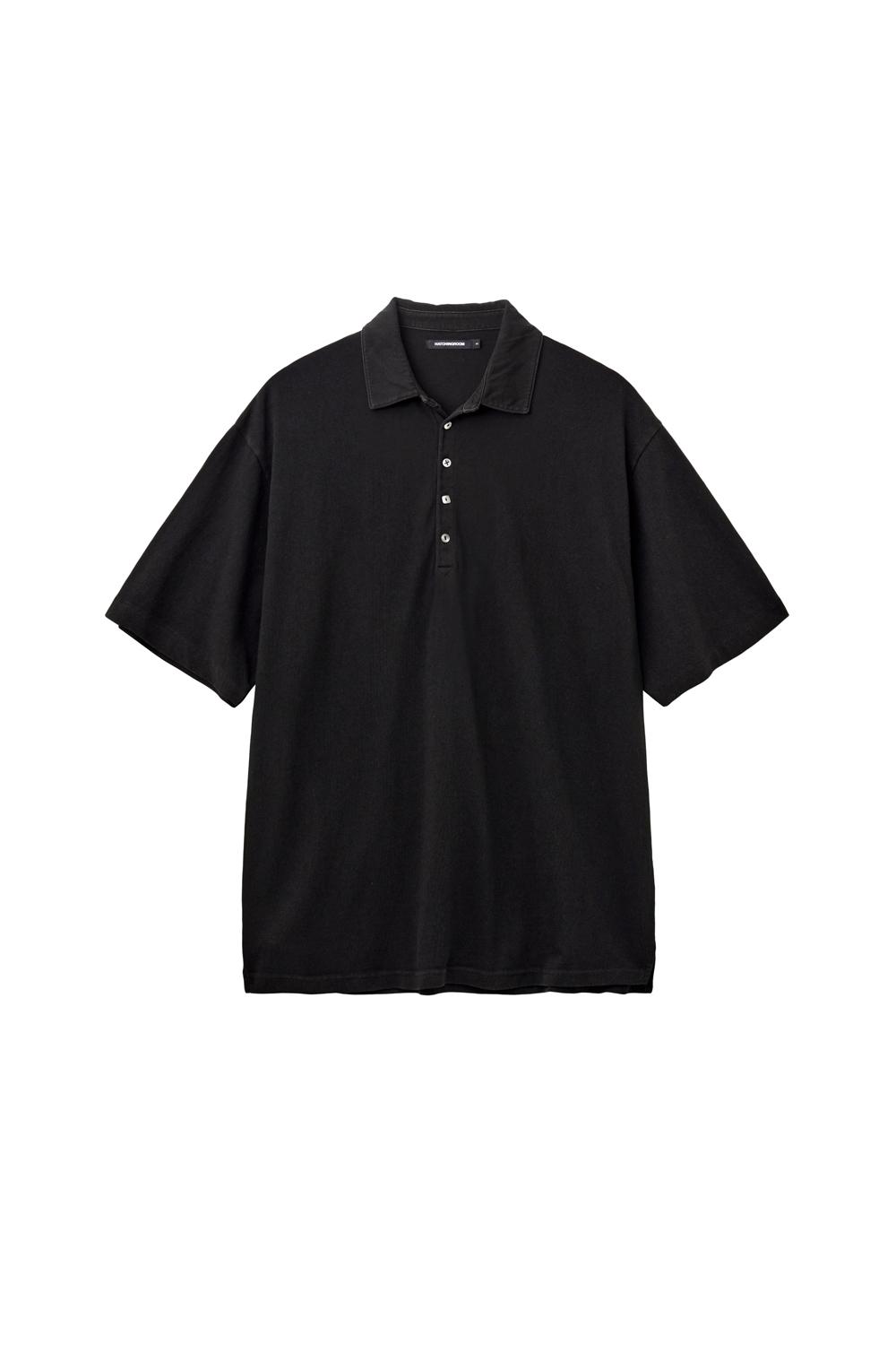 4B Polo Tee Bleached Black