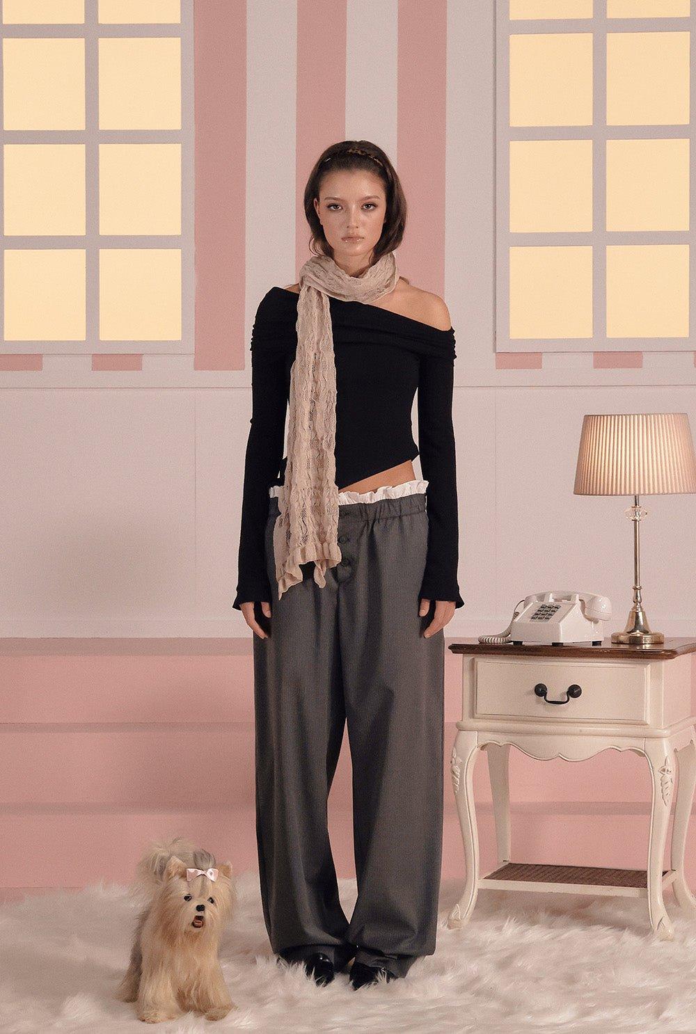 Frankie button pants