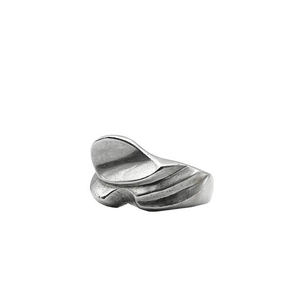 Vintage Mexico Curve Heavy 925silver Ring