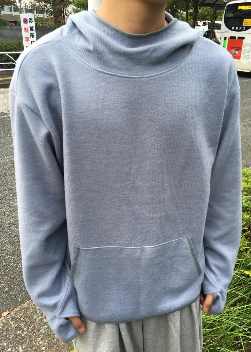 [IN TOKYO] Soft High Neck Fleece Hoodie