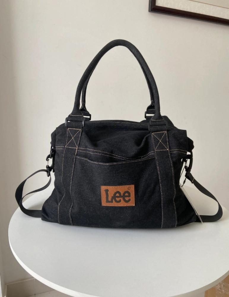 Lee 데일리 핸드백 크로스백 화이트 블랙데님 블루데님 LE230039M