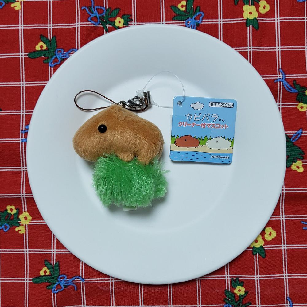 카피바라상 미니인형키링 3종