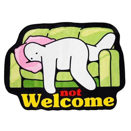 Not Welcome rug_Green