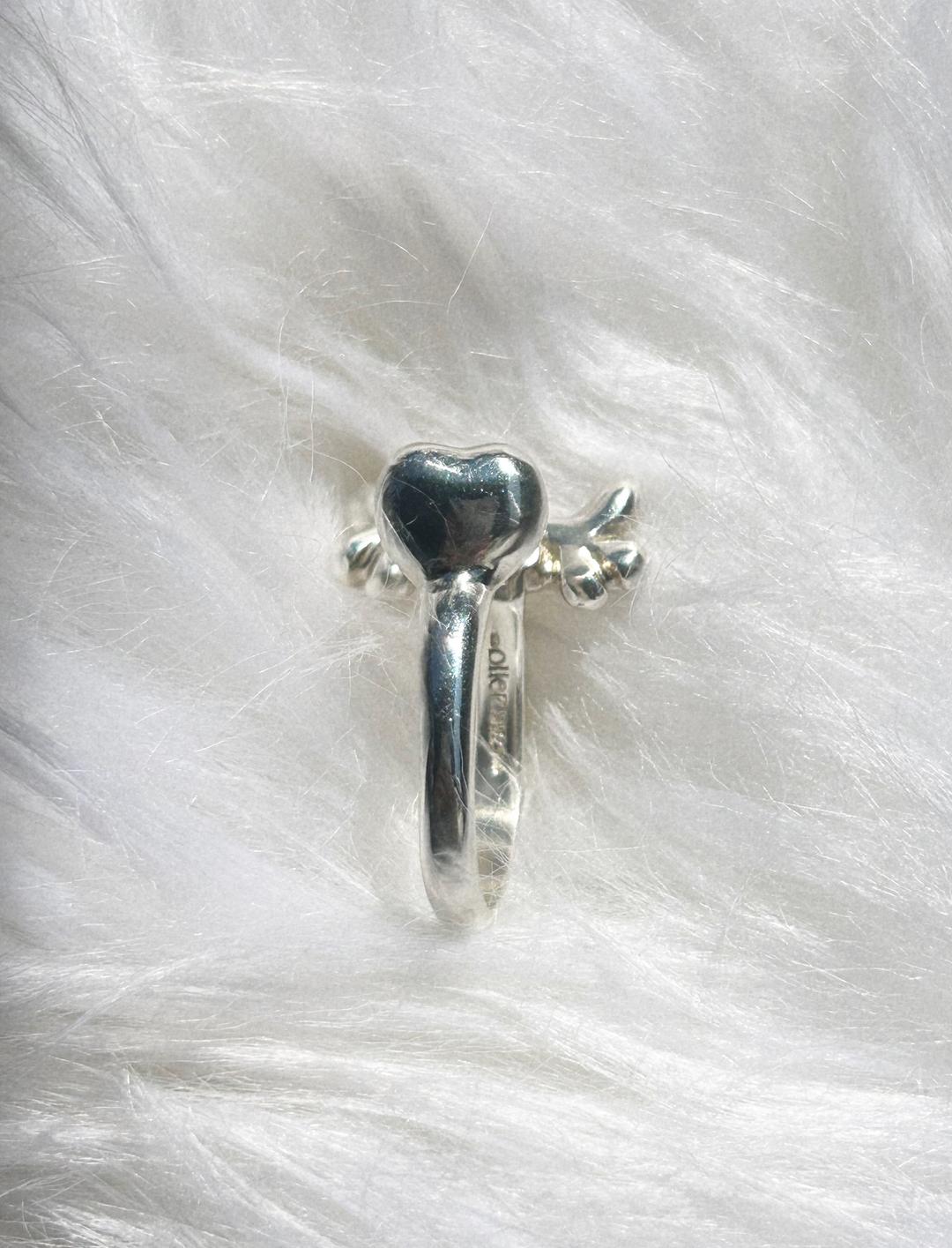 heart wing ring