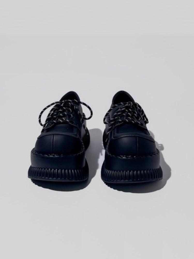 Y2K Genuine Leather Lace Up Volume Platform Shoes【s0000005200】