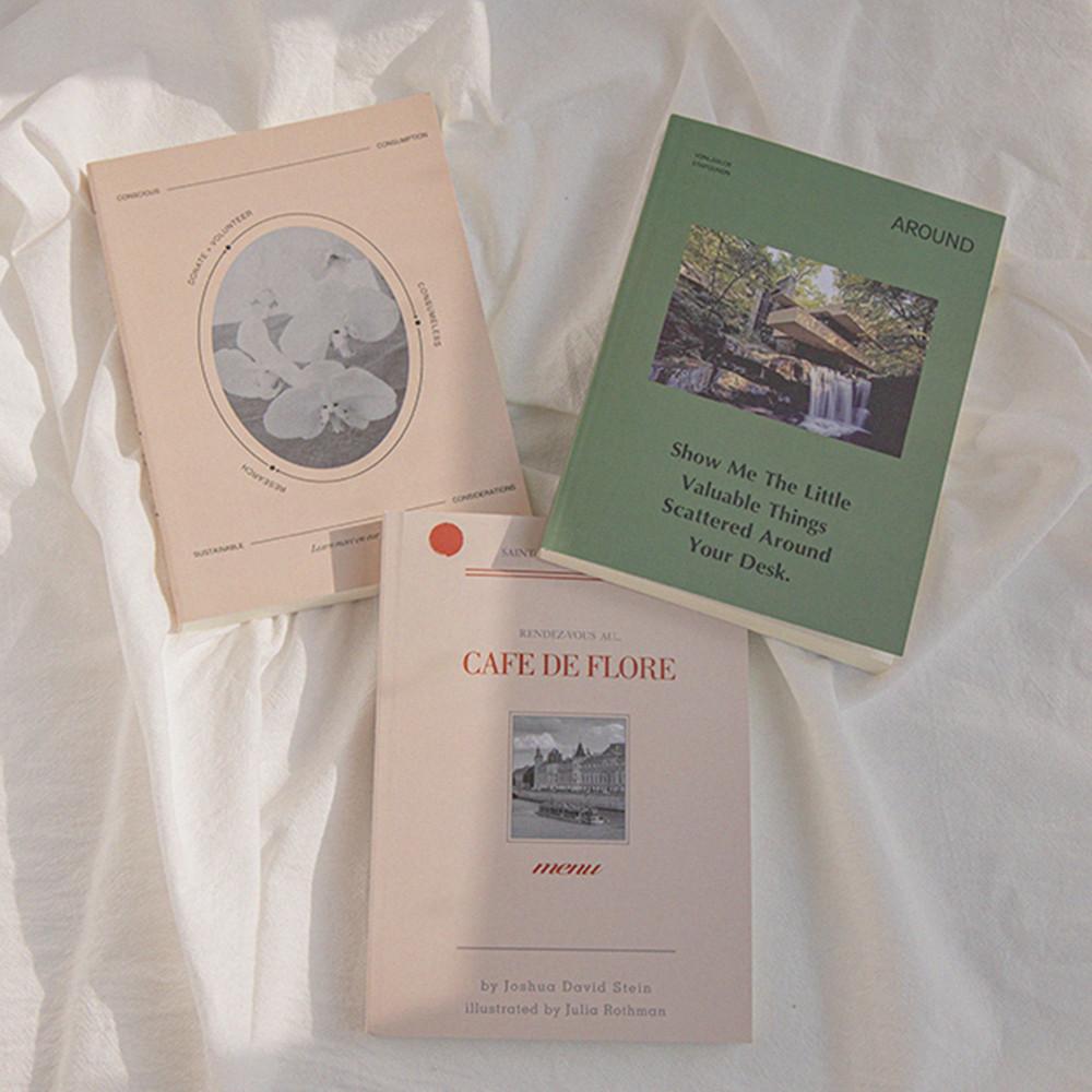 빈티지 인테리어 모형 가짜 영문 책 잡지 촬영소품