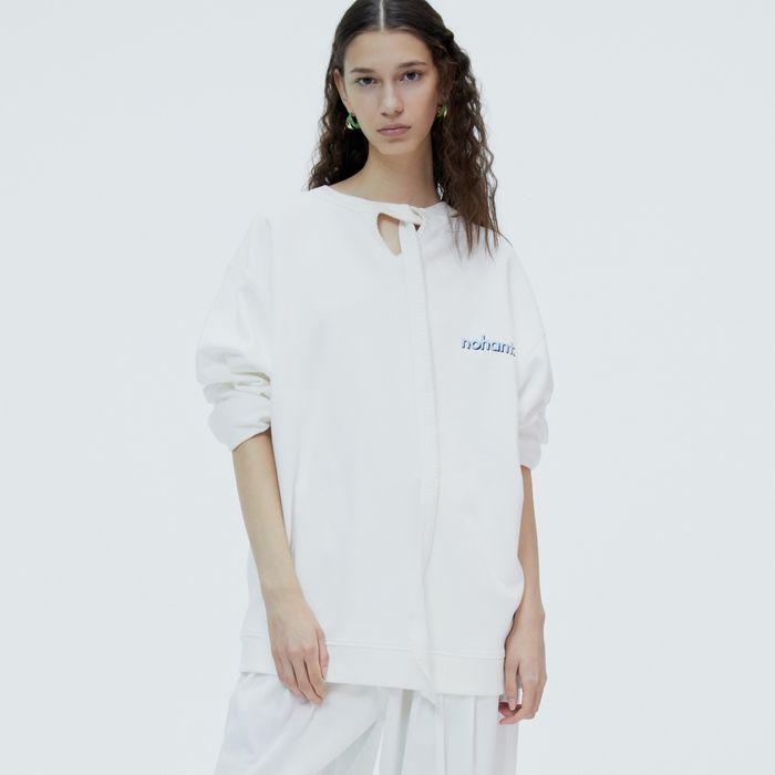 PRINCE TWO WAY SWEATSHIRT WHITE