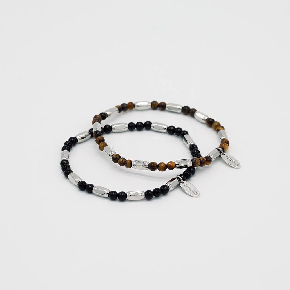 Hexagonal Prism Gemstone Bracelet