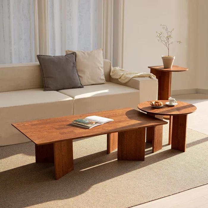 착불 / 라일라 거실 원목 소파 좌탁 테이블 협탁 다용도 티테이블