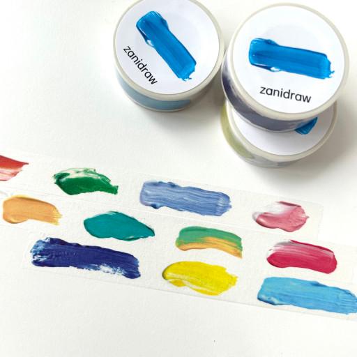 1+1 (무료배송)물감 마스킹테이프