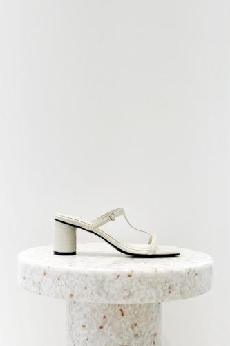 Siena Sandals Leather Ivory Croco