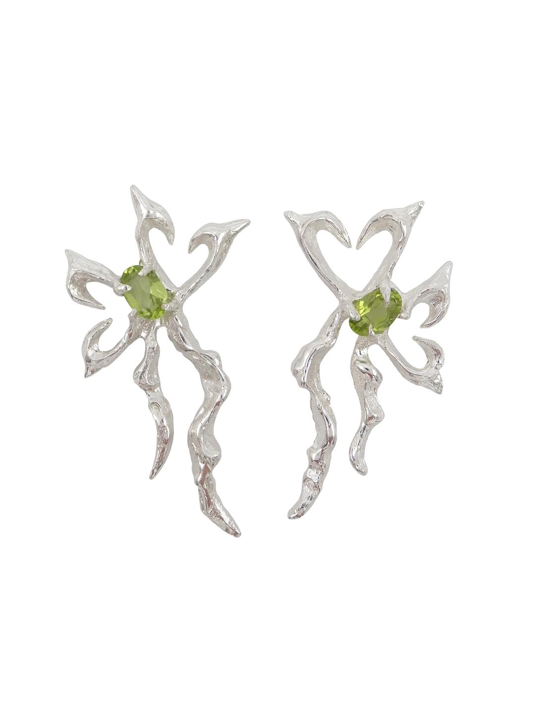 HARMONY EARRINGS - Peridot / Pair