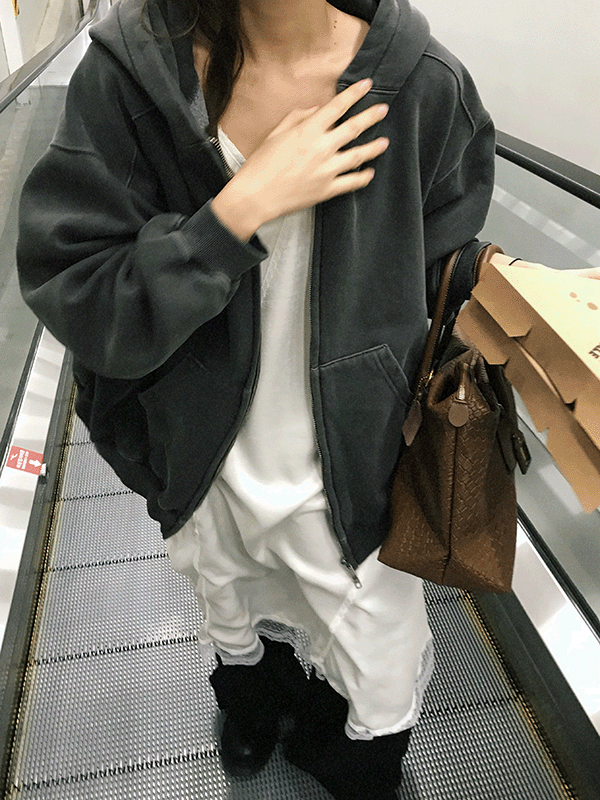 블렘토 Pigment Hood Zip-Up(예약주문 3/10 이후 순차발송)