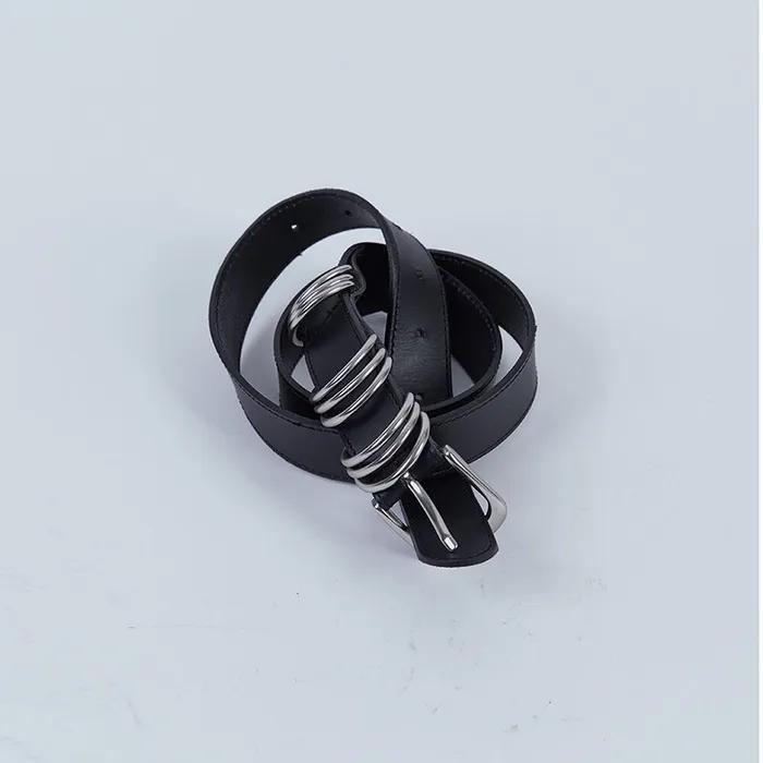 Layered Ring Belt _ Black