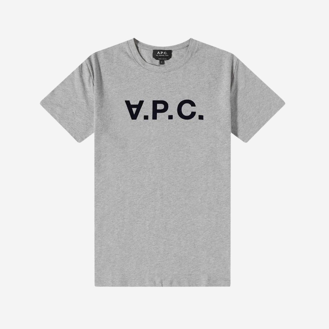 A.P.C. VPC Velvet T-Shirt Gray
