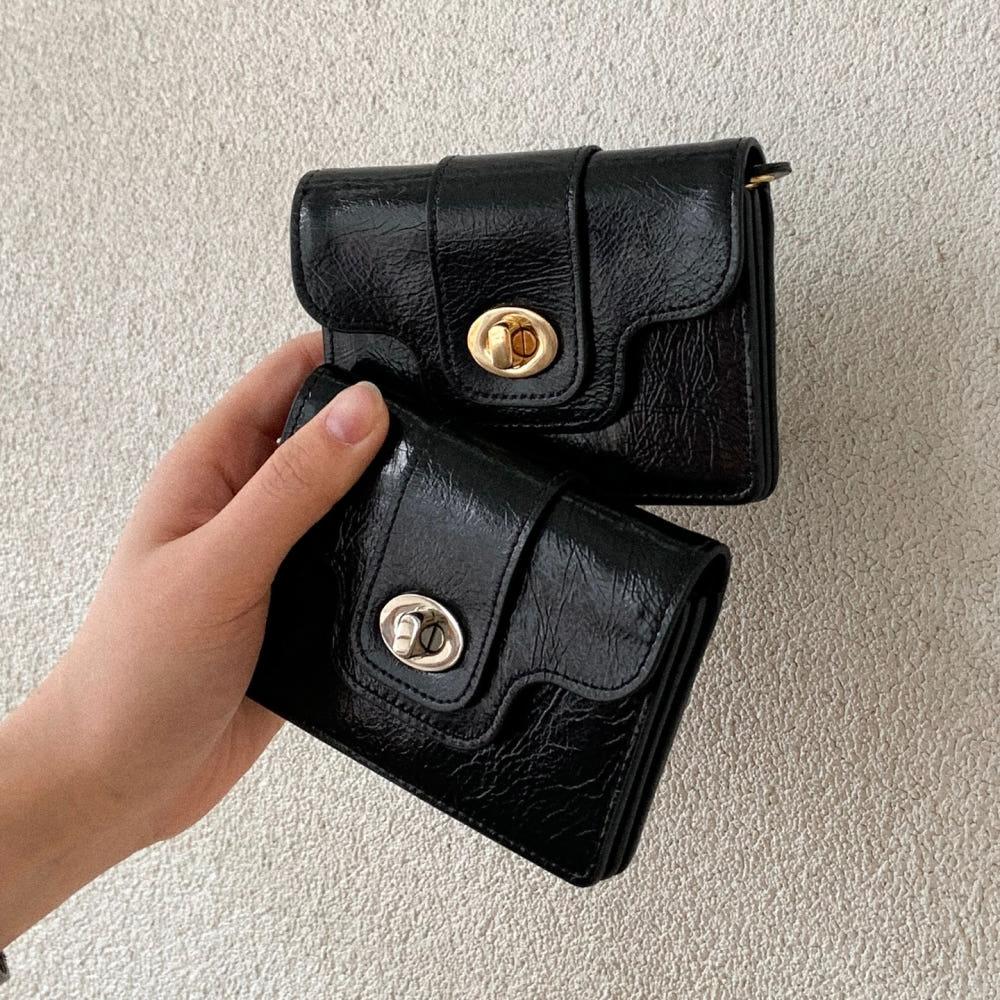 50% B급 - 블랙 푸딘월렛