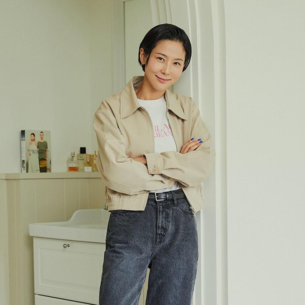 치노 블루종 자켓