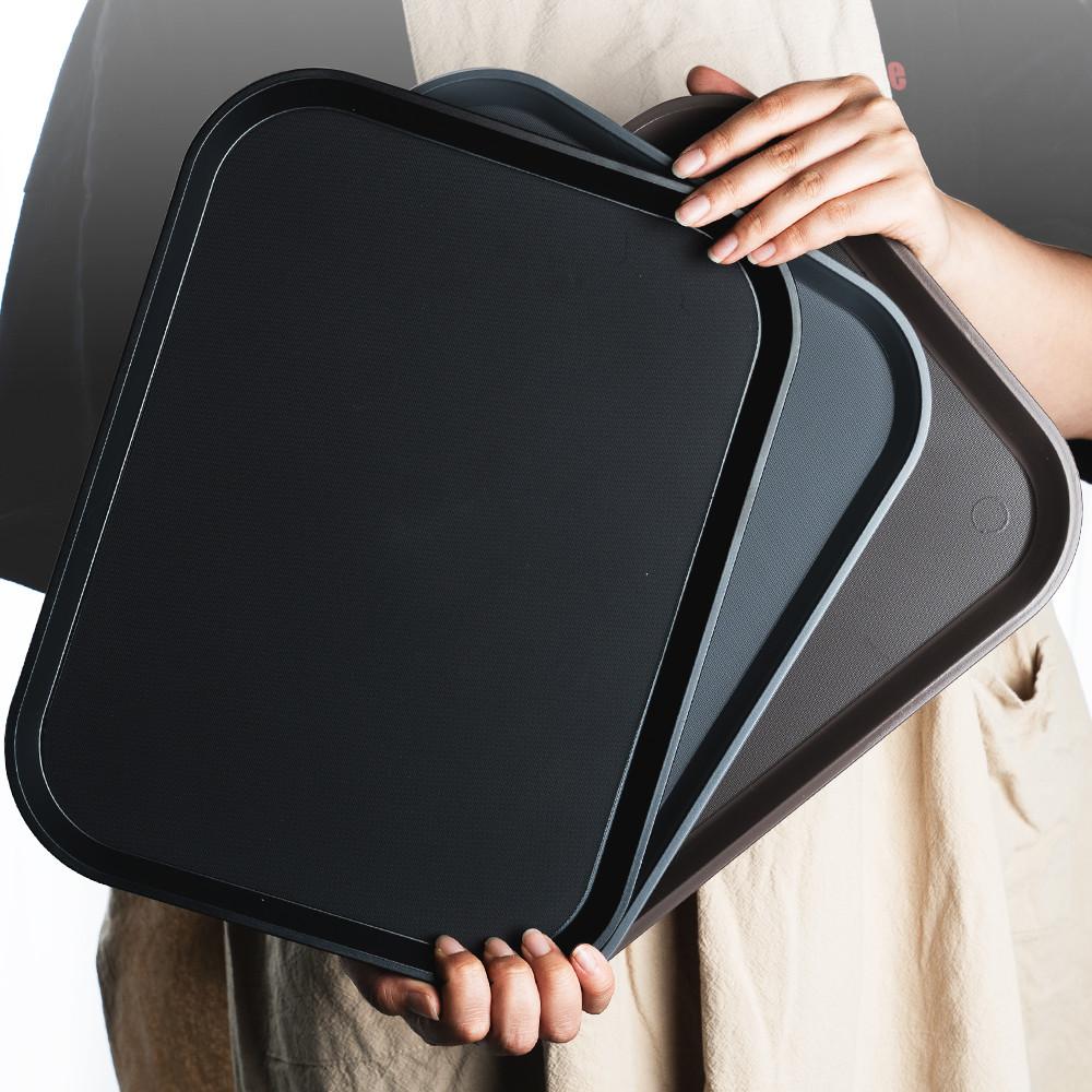 논슬립 사각 소소 쟁반 플라스틱 트레이 카페 업소용