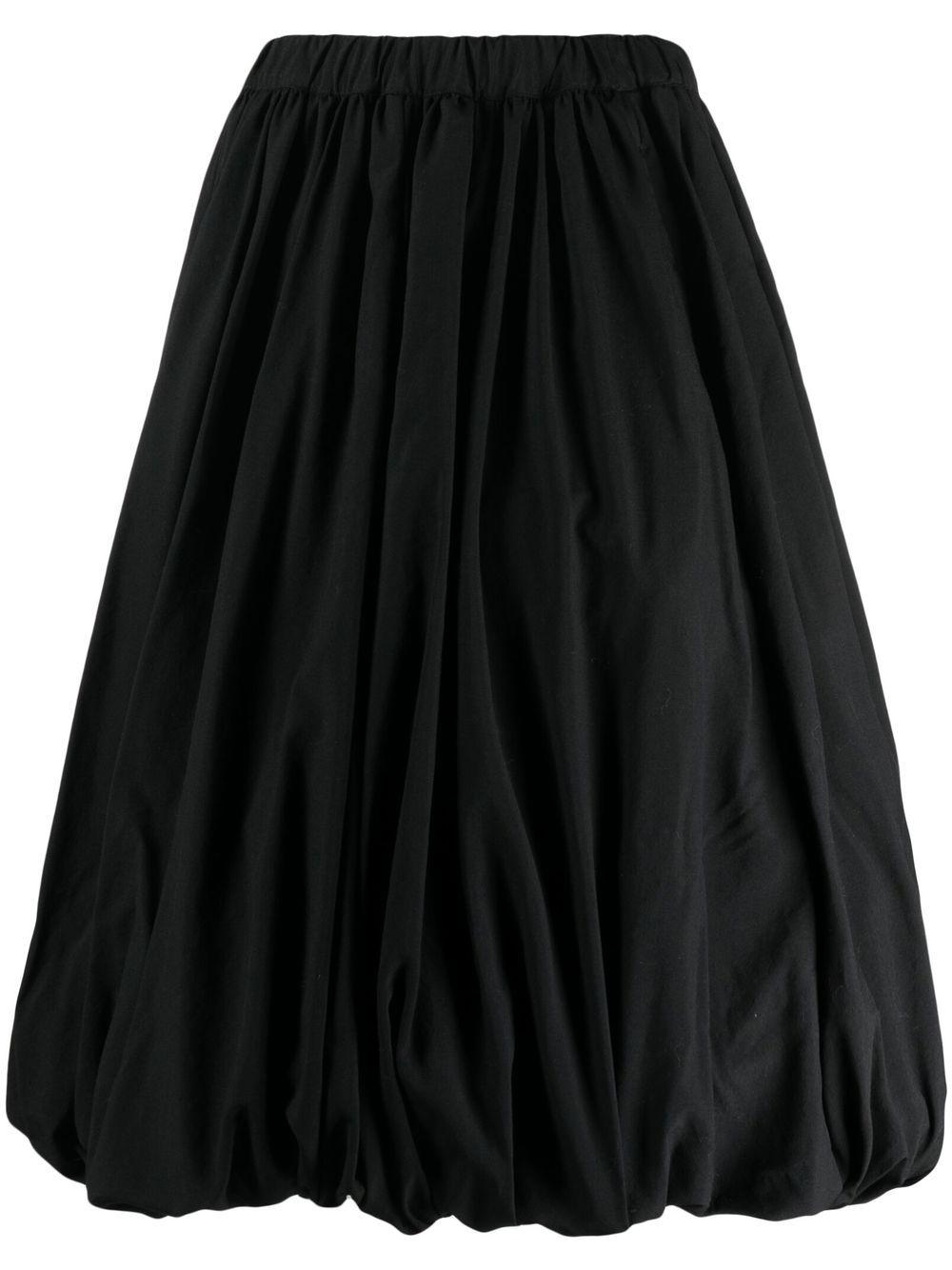 A라인 미디 스커트