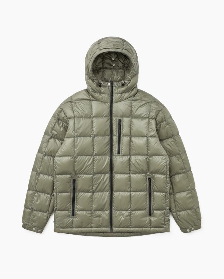 Camper Hooded Down Jacket Sage