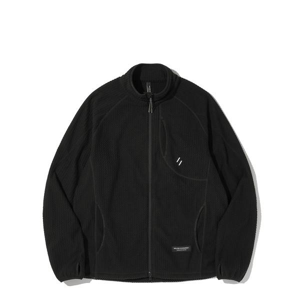 [9/30 예약배송]CALORA FLEECE FULL ZIP_BLACK