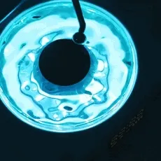 【해외】 웨이브 물멍 무드등 물결 LP 턴테이블모양 블루투스 스피커