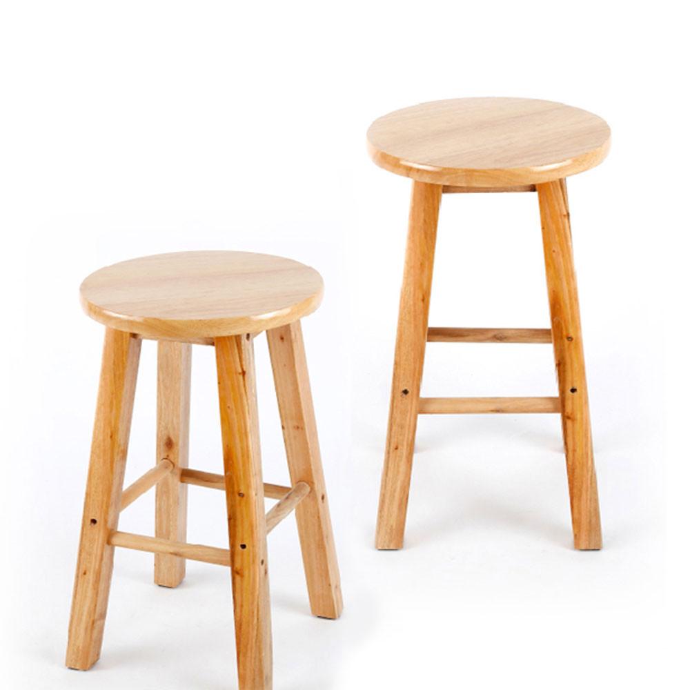 원형 고무나무 원목 우드스툴 화분받침대 인테리어 의자 완제품 집들이 선물