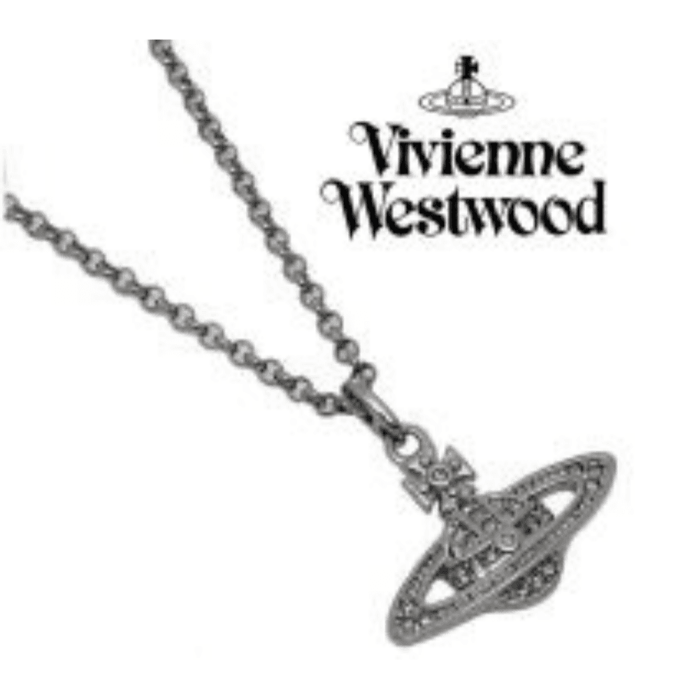 (착용샷) 비비안 릴리프 미니바스 목걸이 752107B 블랙