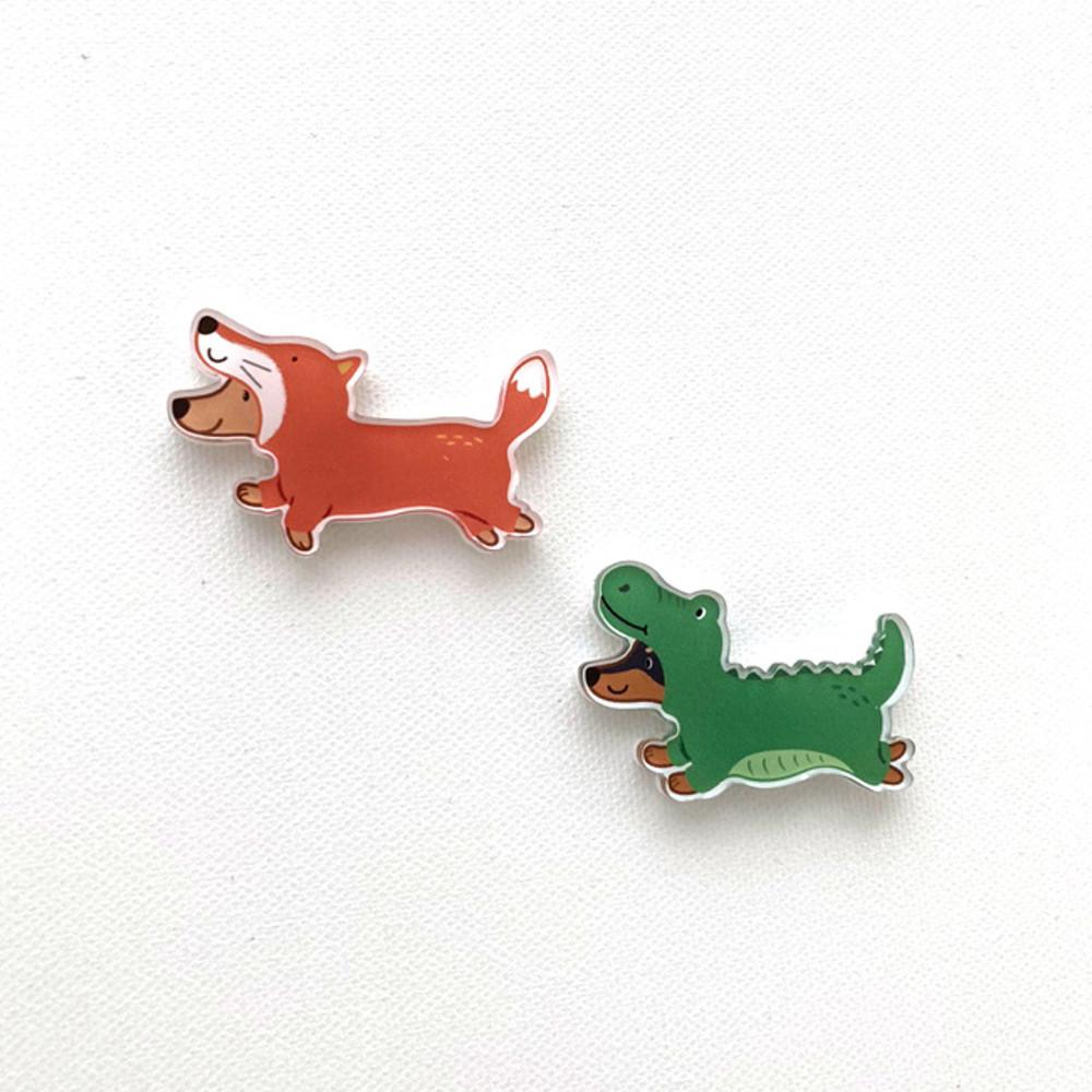 닥스훈트 아크릴 마그넷