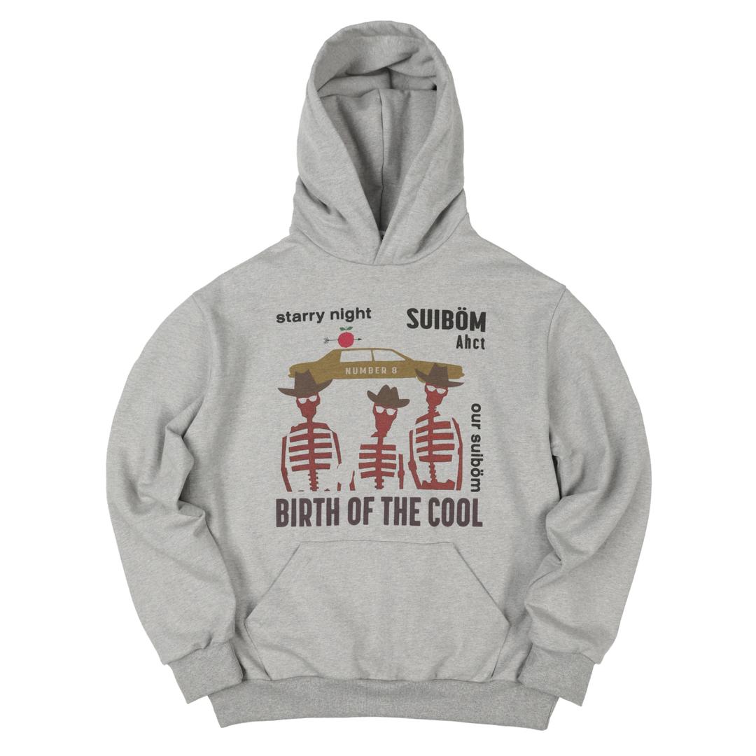 Starry Night Hoodie - Melange Grey