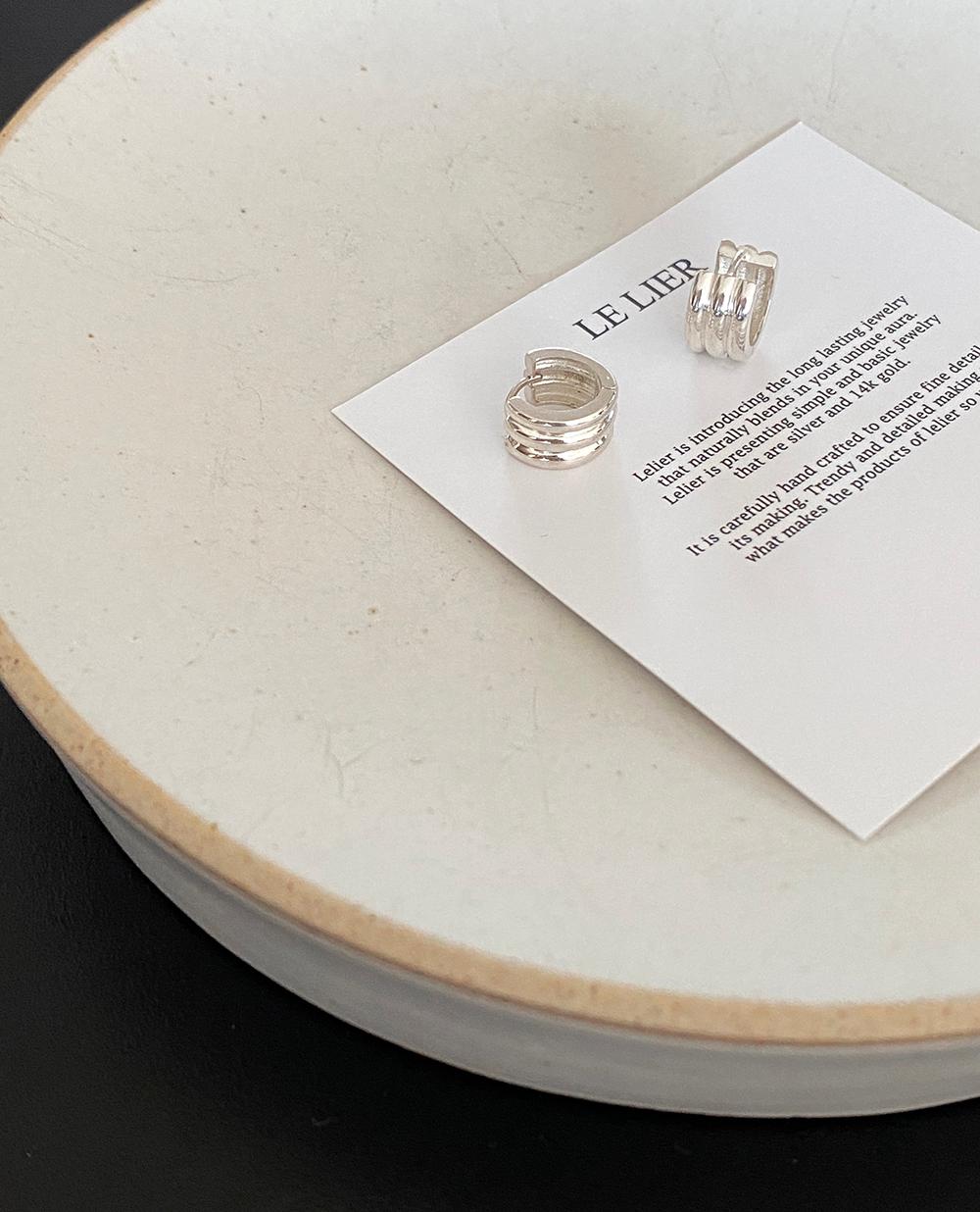 threeline earring (당일출고)