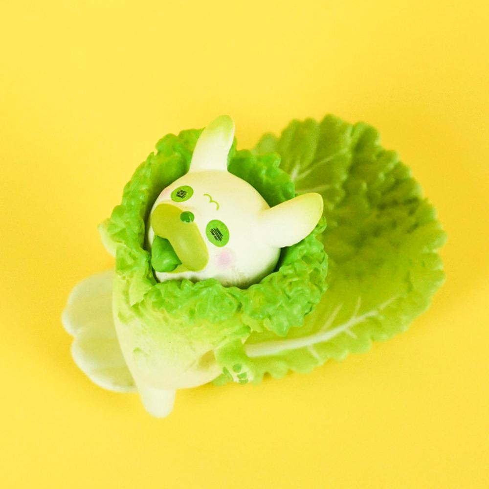 스탠드 스톤즈 가챠 동물 모양의 야채의 요정님 피규어 배추 퍼그