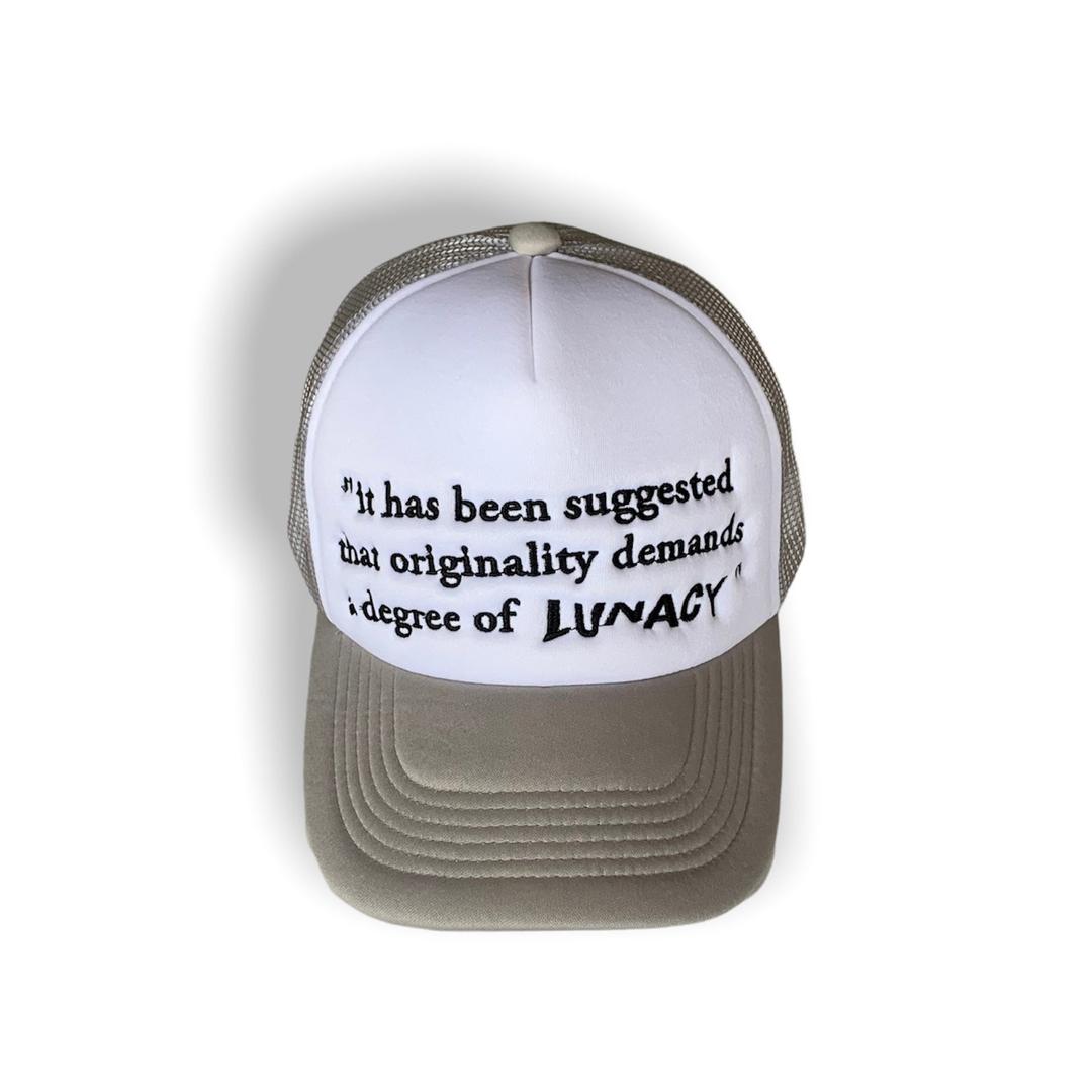 ‘Degree Of Lunacy’ Trucker Cap (Grey)