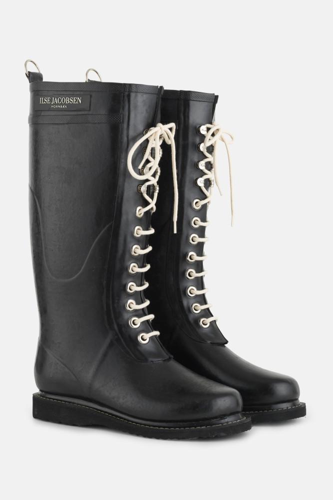 [관부가세 포함] 일세 야콥센 러버 부츠 레인 부츠 Ilsejacobsen LONG RUBBERBOOT Black
