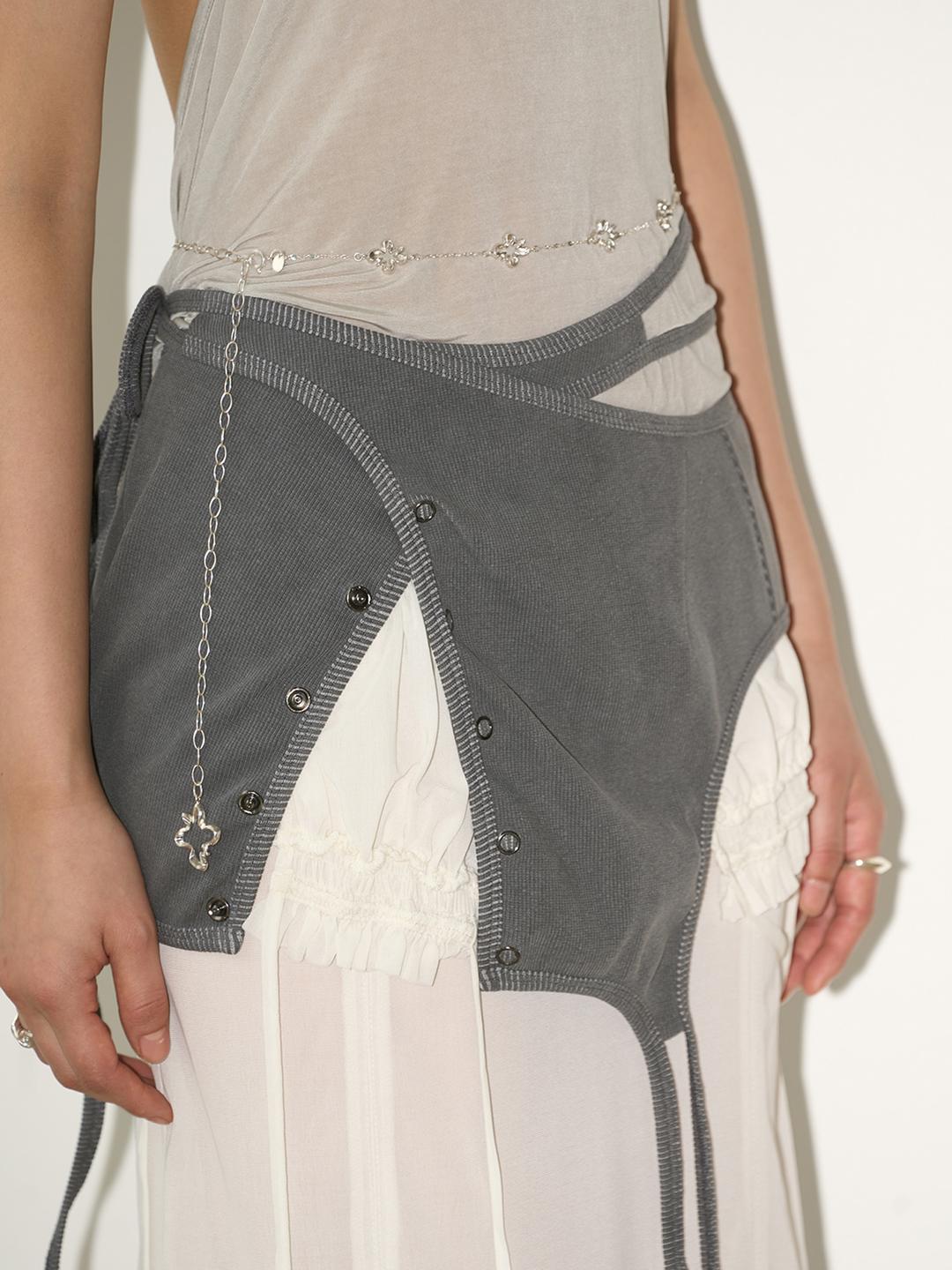 018 Wave waist chain