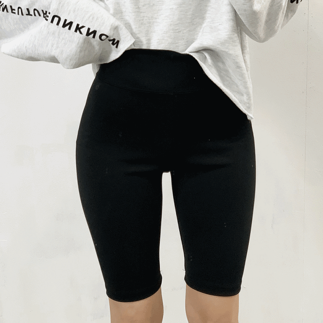 (1컬러) 데일리 바이크 5부 레깅스