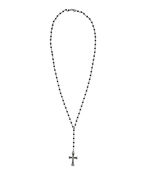Antique Mixxed Cross Necklace _[Silver]