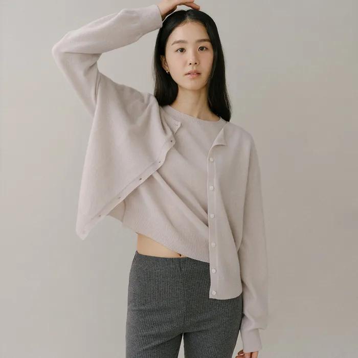 [4차] Ponds Cardigan_Soy Milk