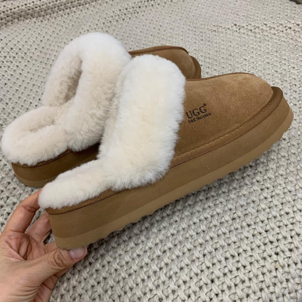 호주 DK Ugg 케니아 플랫폼 통굽 키높이 양털 슬리퍼 디케이 어그 DK083