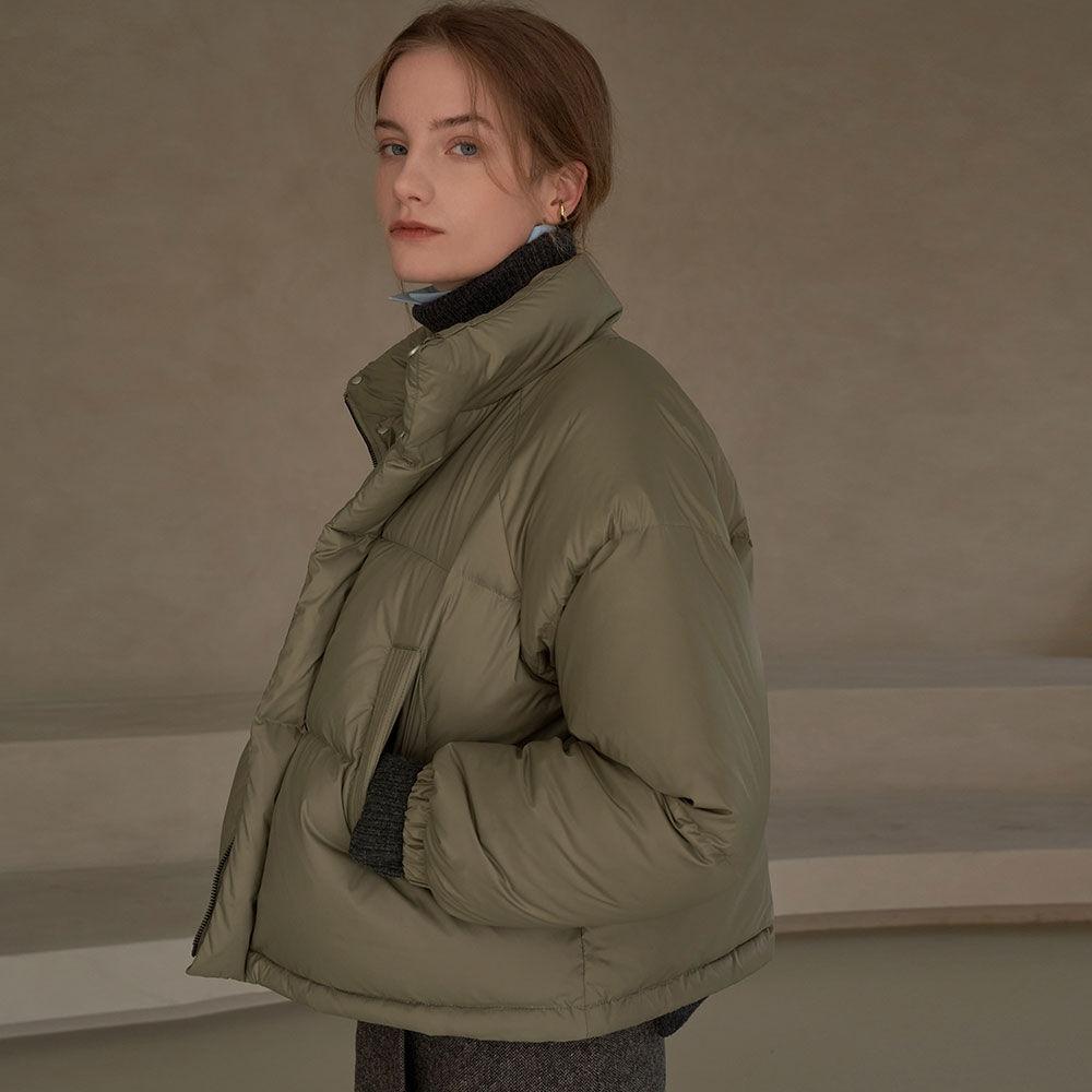 SI OT 4010 Duck Down Crop PD_Khaki