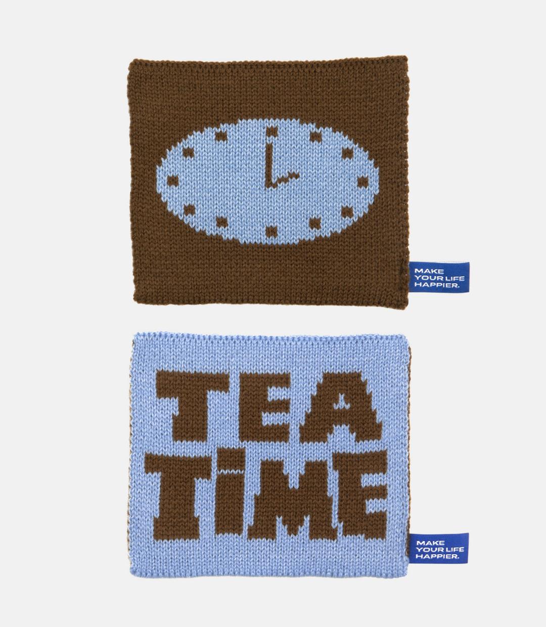 [Tea coaster] Teatime knit coaster