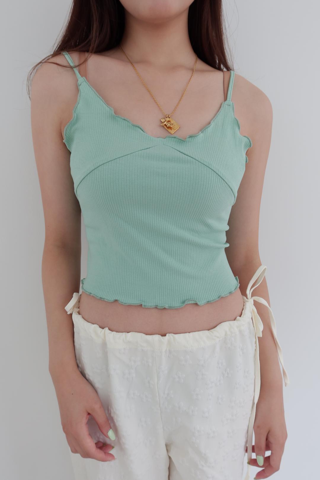 Hype frill sleeveless