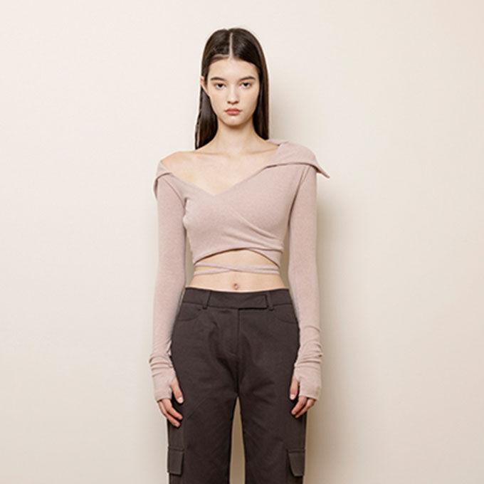 Jenny wrap tshirt (Pink)