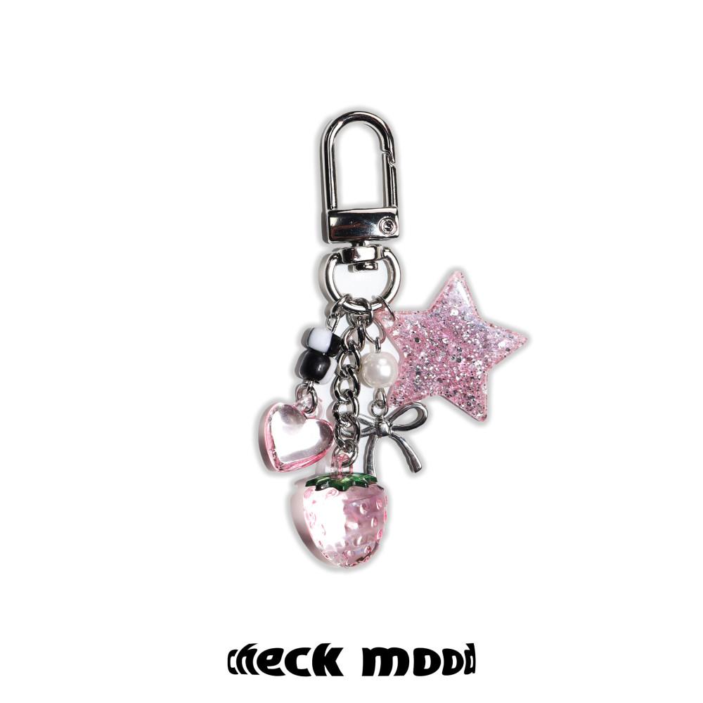 키치 핑크 러블리 스타 키링