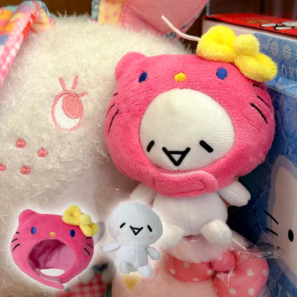 [SANRIO] 헬로키티 X 카오모지 인형 핑크