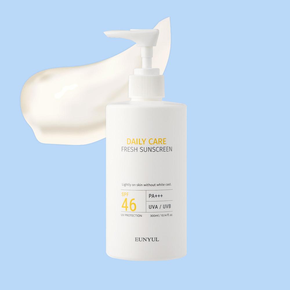 은율 데일리 케어 프레쉬 대용량 선크림 300ml