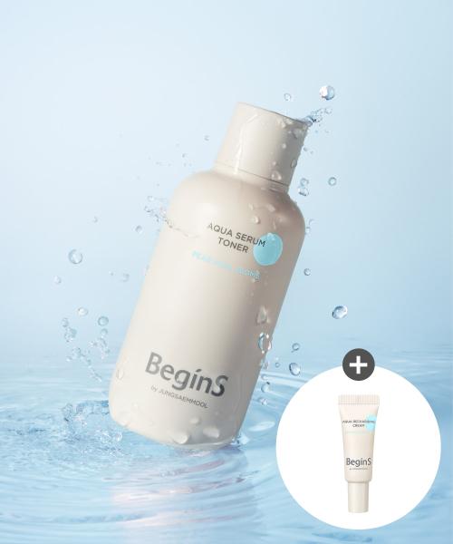 아쿠아 세럼 토너 200ml (아쿠아 리차징크림5ml 증정)