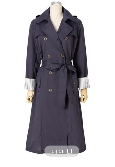 일본 프랑프랑 아넬로 트렌치 레인 코트